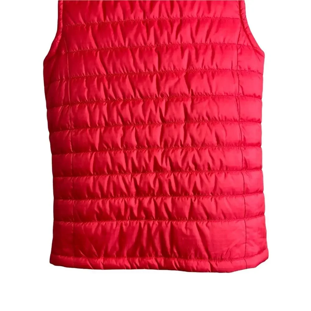 Columbia Vest Girls Omni Heat Reflective Thermal Front Zip Pink Barbiecore Sz L